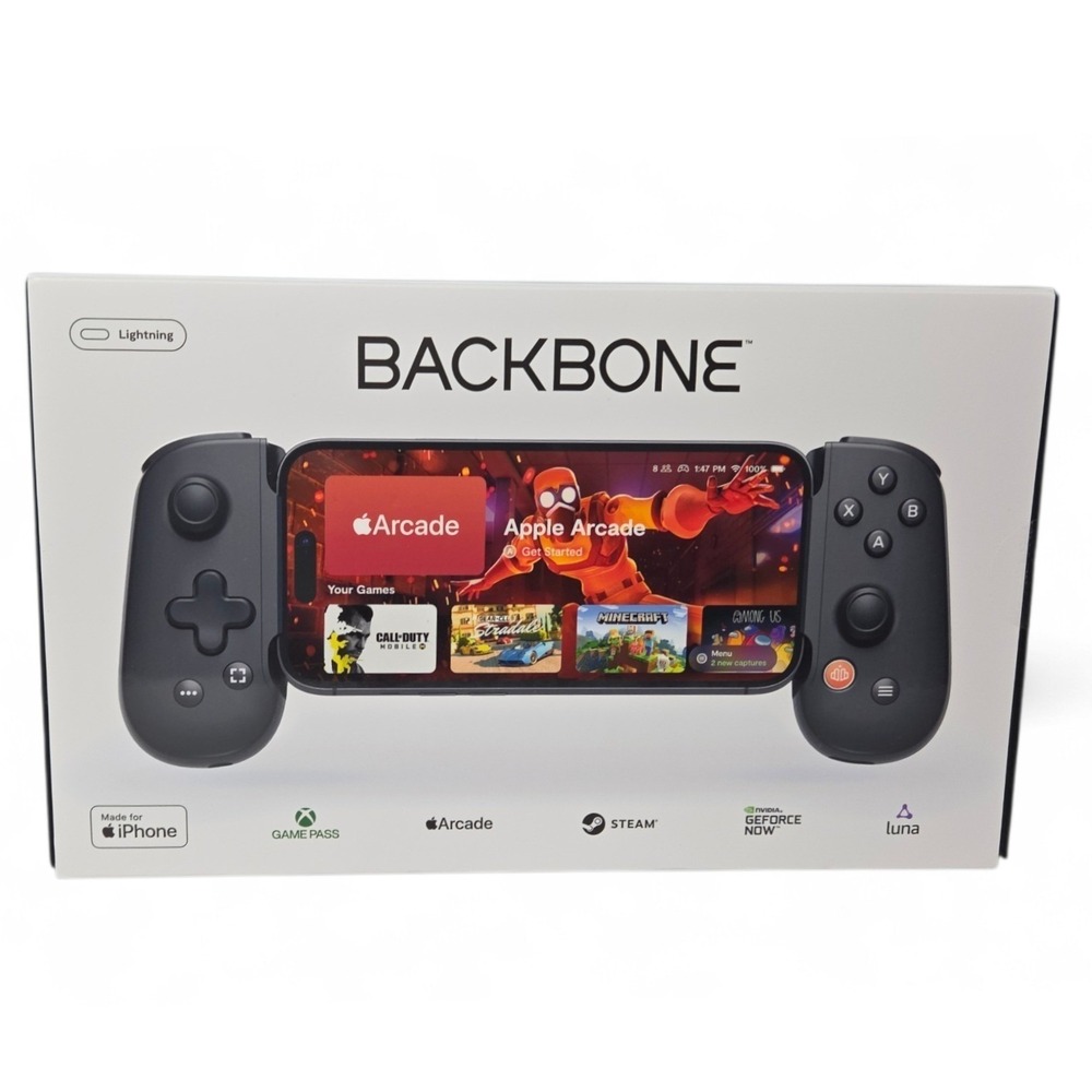 Backbone One Mobile Gaming Controller iPhone Lightning Black BB02BR‎ SEALED NEW